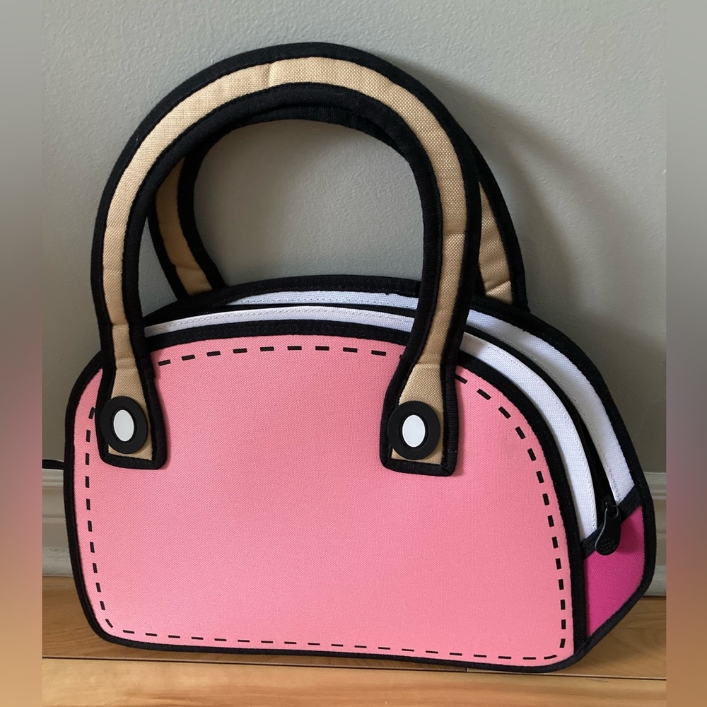 Jump from paper handbag